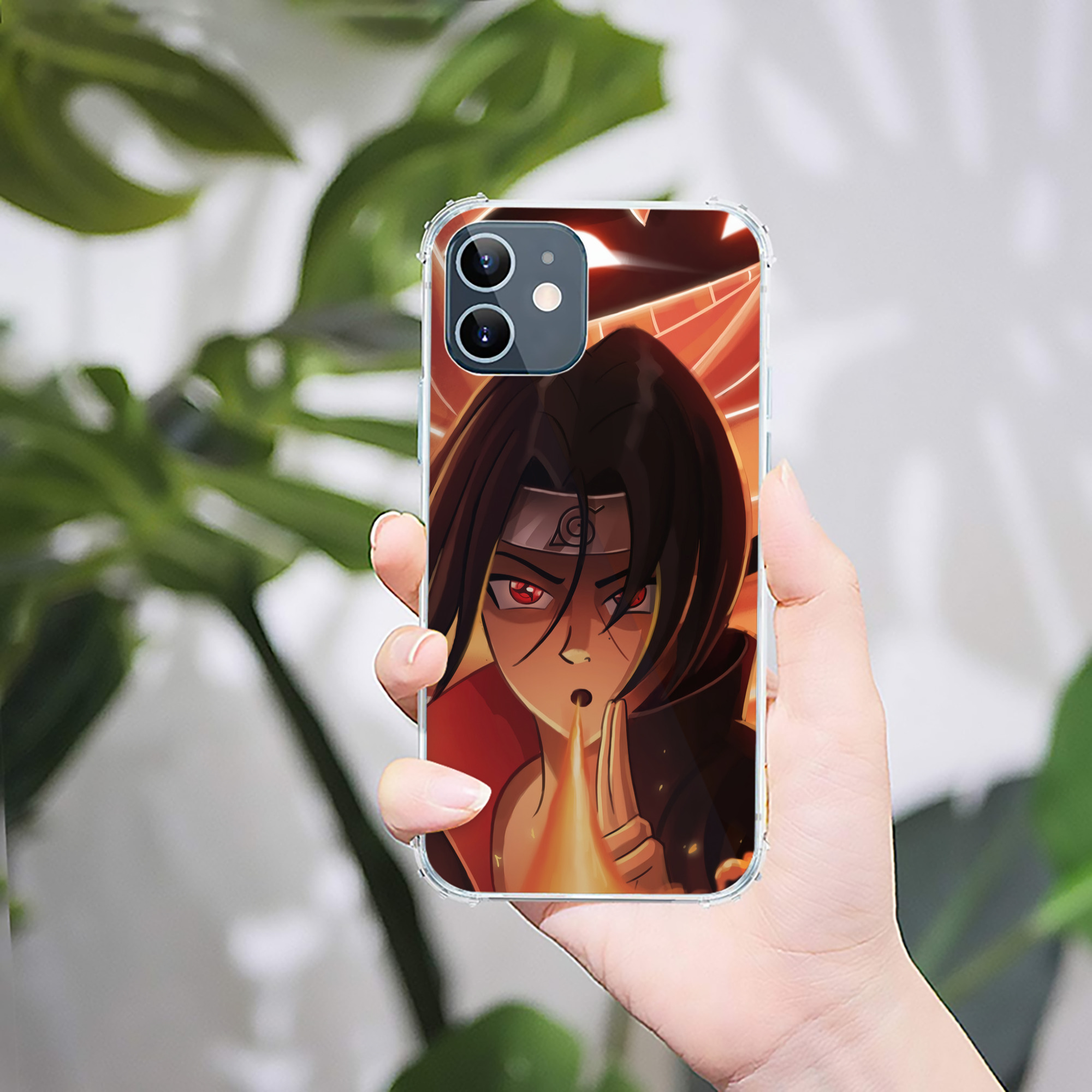 （画像用） NARUTO -ナルト- NARUTO -ナルト- 疾風伝 【iPhone 12シリーズ対応】透明スマホケース（クリアソフトケース）